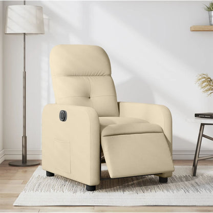 Relaxsessel Elektrisch Creme Stoff