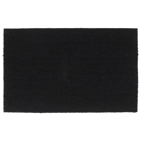 Fußmatte Schwarz 50x80 cm Kokosfaser Getuftet