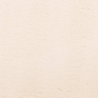 Teppich HUARTE Kurzflor Weich und Waschbar Beige 80x250 cm