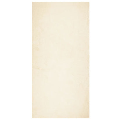 Teppich HUARTE Kurzflor Weich und Waschbar Creme 100x200 cm