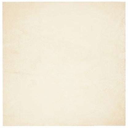 Teppich HUARTE Kurzflor Weich und Waschbar Creme 120x120 cm
