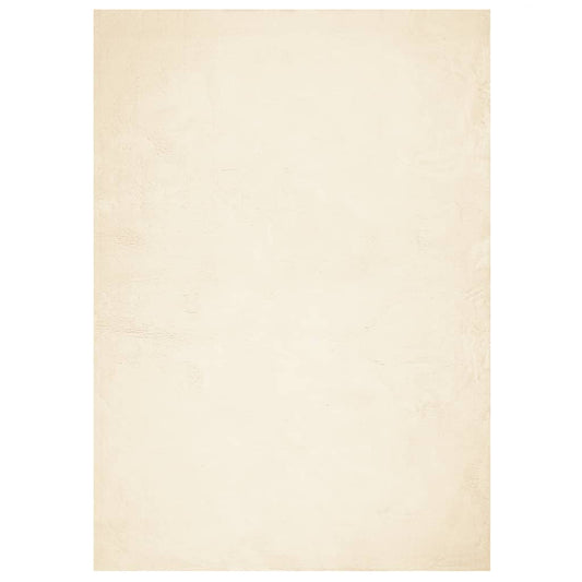 Teppich HUARTE Kurzflor Weich und Waschbar Creme 200x280 cm