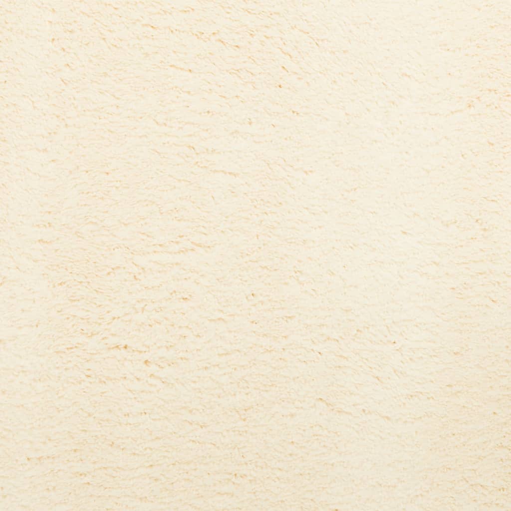 Teppich HUARTE Kurzflor Weich und Waschbar Creme 200x280 cm