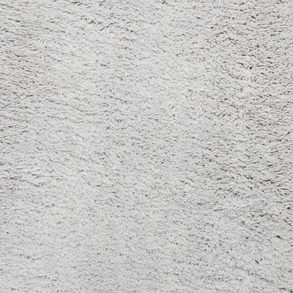 Teppich HUARTE Kurzflor Weich und Waschbar Grau 160x230 cm