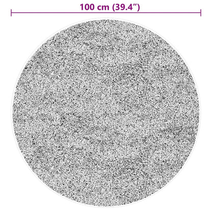 Teppich HUARTE Kurzflor Weich und Waschbar Waldgrün Ø 100 cm