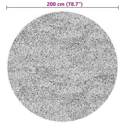 Teppich HUARTE Kurzflor Weich und Waschbar Waldgrün Ø 200 cm