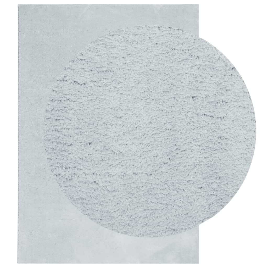 Tappeto HUARTE Pelo Corto Morbido e Lavabile Blu 120x170 cm