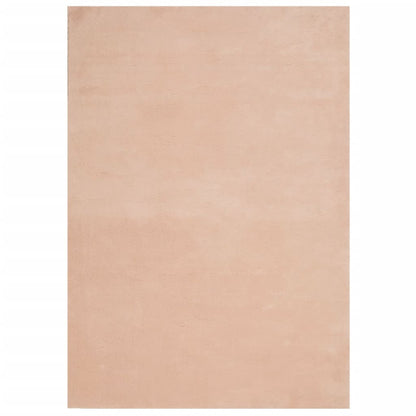 Tappeto a pelo corto HUARTE, morbido e lavabile, rosa pallido, 140x200 cm