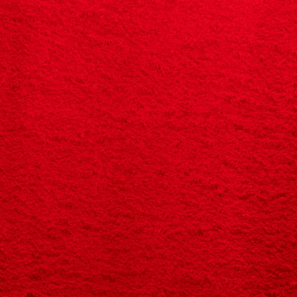 Teppich HUARTE Kurzflor Weich und Waschbar Rot 140x200 cm