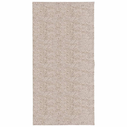 Tappeto Shaggy PAMPLONA a pelo lungo moderno beige 100x200 cm