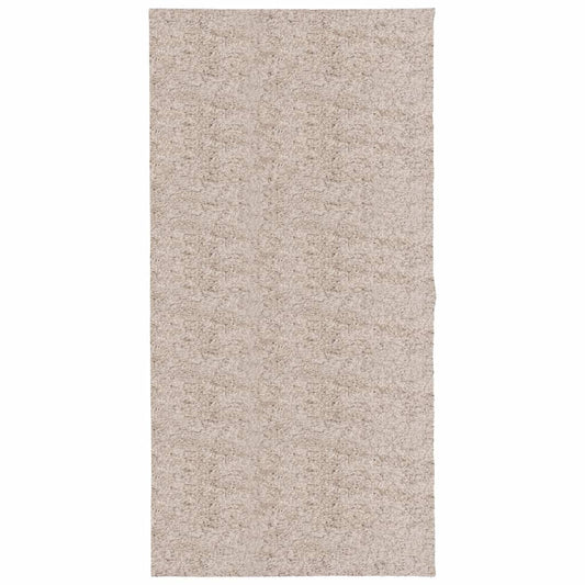 Tappeto Shaggy PAMPLONA a pelo lungo moderno beige 100x200 cm