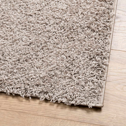 Tappeto Shaggy PAMPLONA a pelo lungo moderno beige 100x200 cm