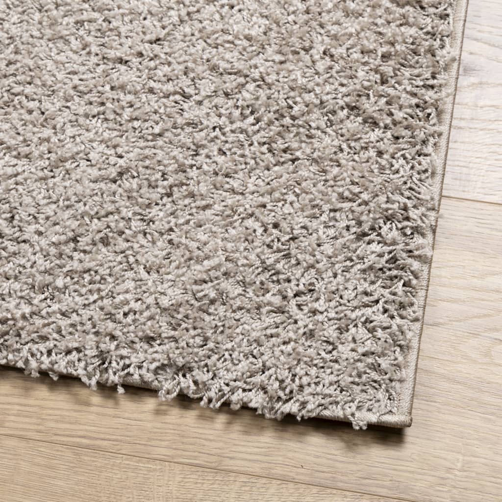 Tappeto Shaggy PAMPLONA a pelo lungo moderno beige 120x170 cm