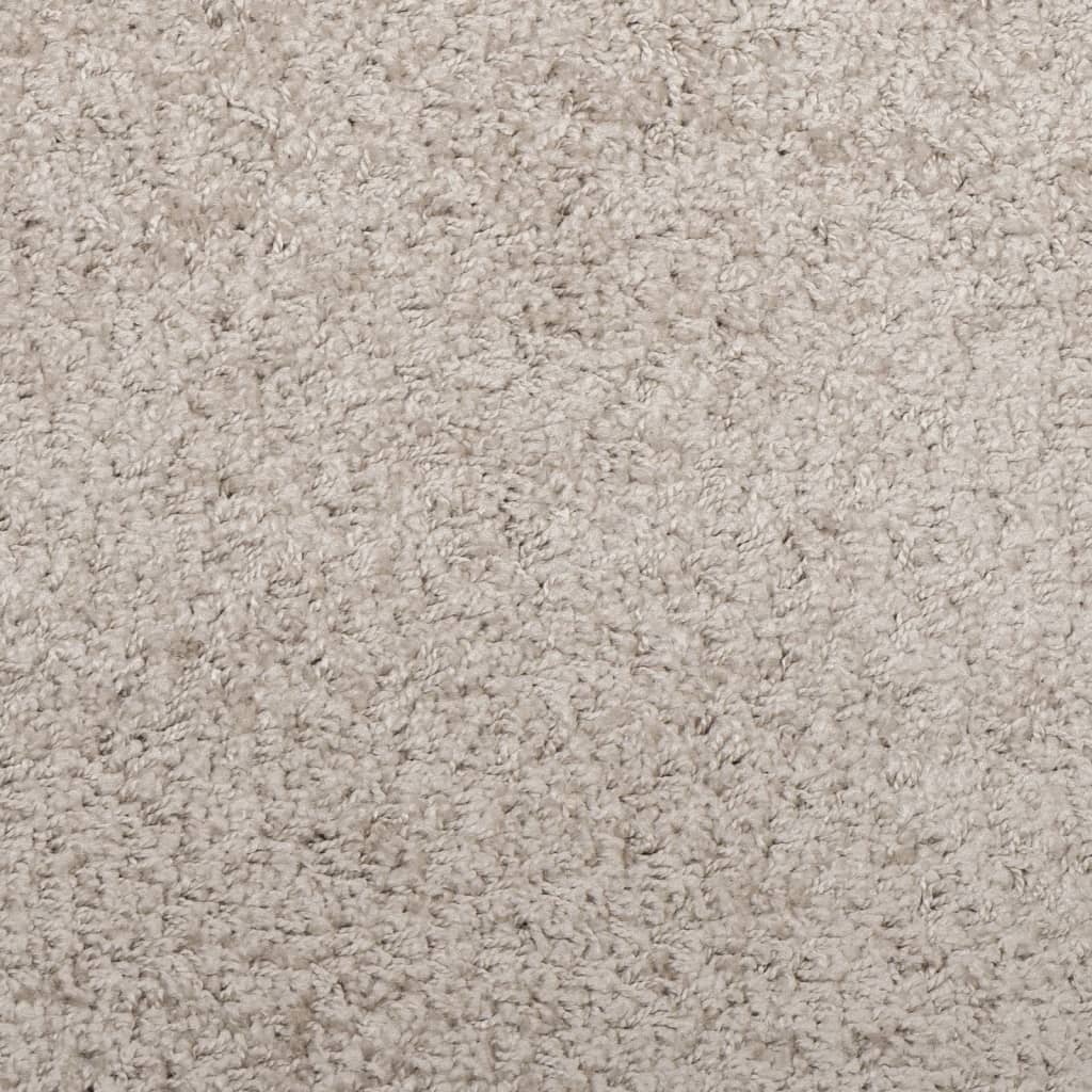 Tappeto Shaggy PAMPLONA a pelo lungo moderno beige 120x170 cm