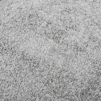 Shaggy-Teppich PAMPLONA Hochflor Modern Grau 80x250 cm