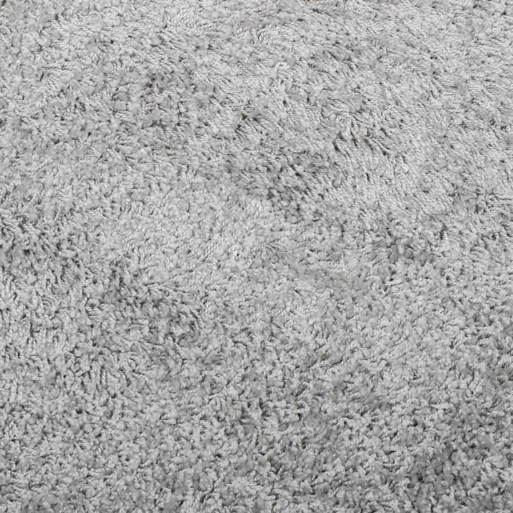 Shaggy-Teppich PAMPLONA Hochflor Modern Grau 120x170 cm