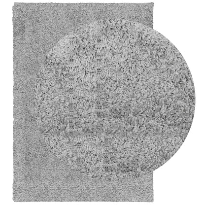 Shaggy-Teppich PAMPLONA Hochflor Modern Grau 160x230 cm