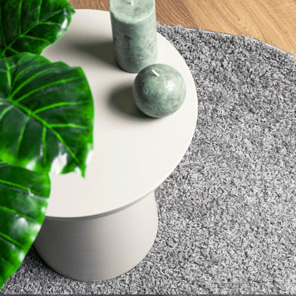 Shaggy-Teppich PAMPLONA Hochflor Modern Grau 160x230 cm