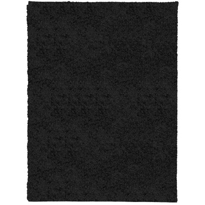 Shaggy-Teppich PAMPLONA Hochflor Modern Schwarz 300x400 cm