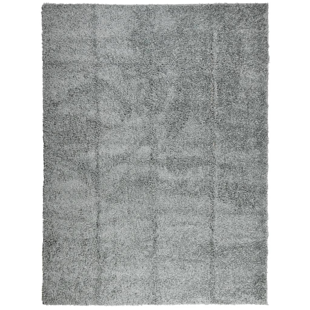 Teppich Shaggy Hochflor Modern Grün 300x400 cm