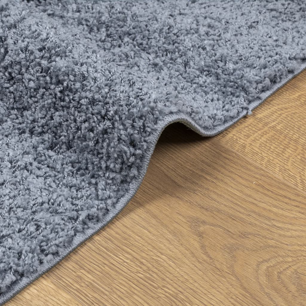 Teppich Shaggy Hochflor Modern Blau 240x340 cm