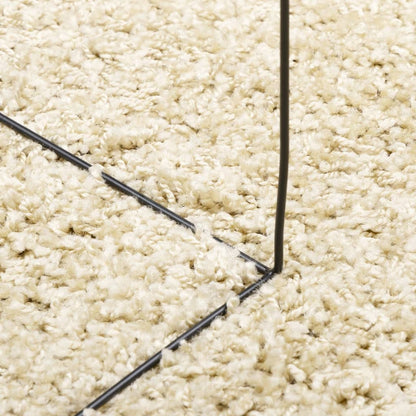 Teppich Shaggy Hochflor Modern Golden 80x200 cm