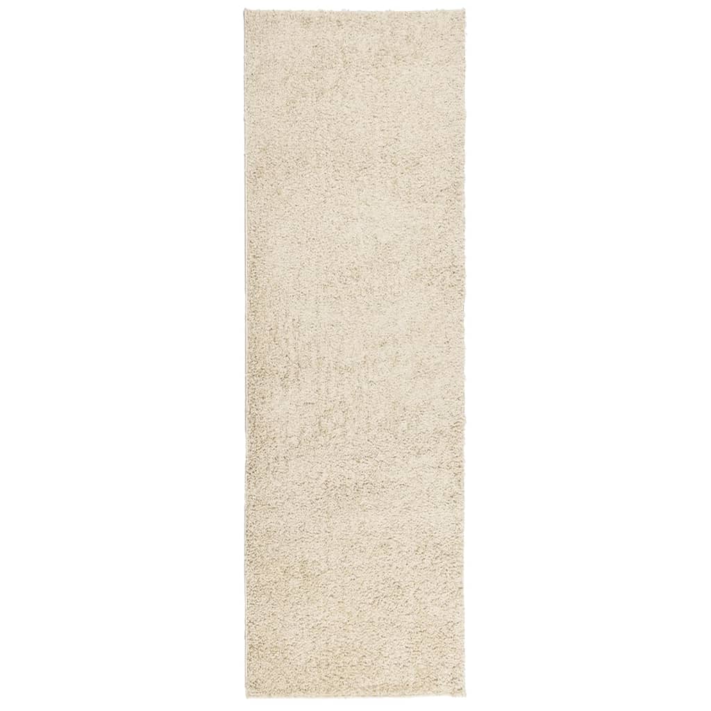 Teppich Shaggy Hochflor Modern Golden 80x250 cm