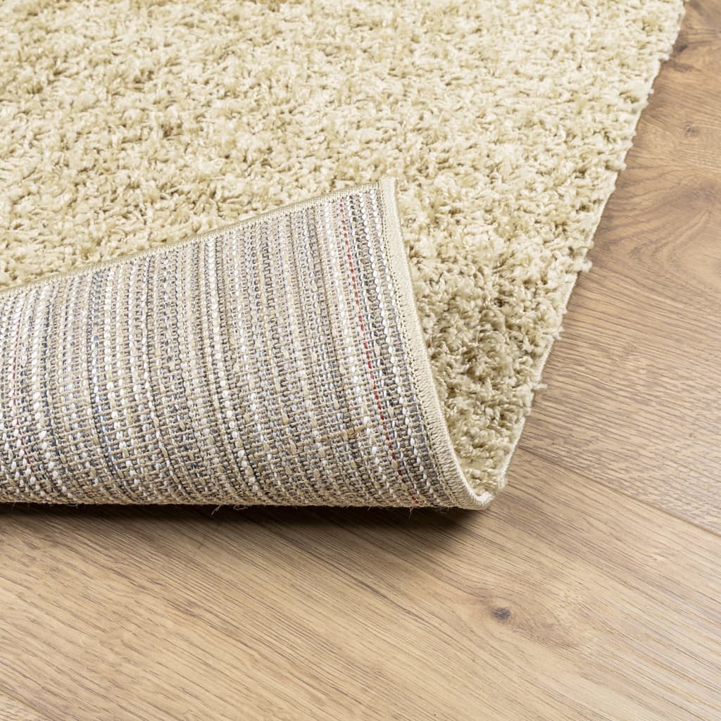 Teppich Shaggy Hochflor Modern Golden 100x200 cm