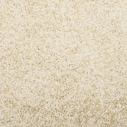 Teppich Shaggy Hochflor Modern Golden 120x120 cm