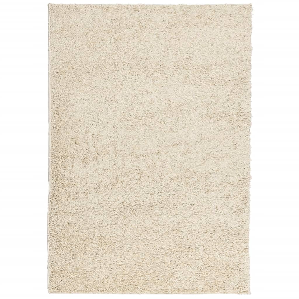 Teppich Shaggy Hochflor Modern Golden 160x230 cm