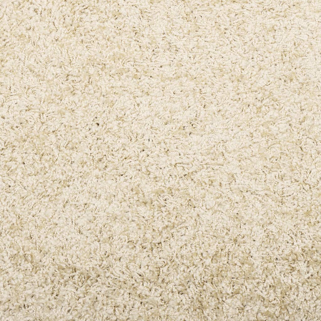 Teppich Shaggy Hochflor Modern Golden 200x200 cm