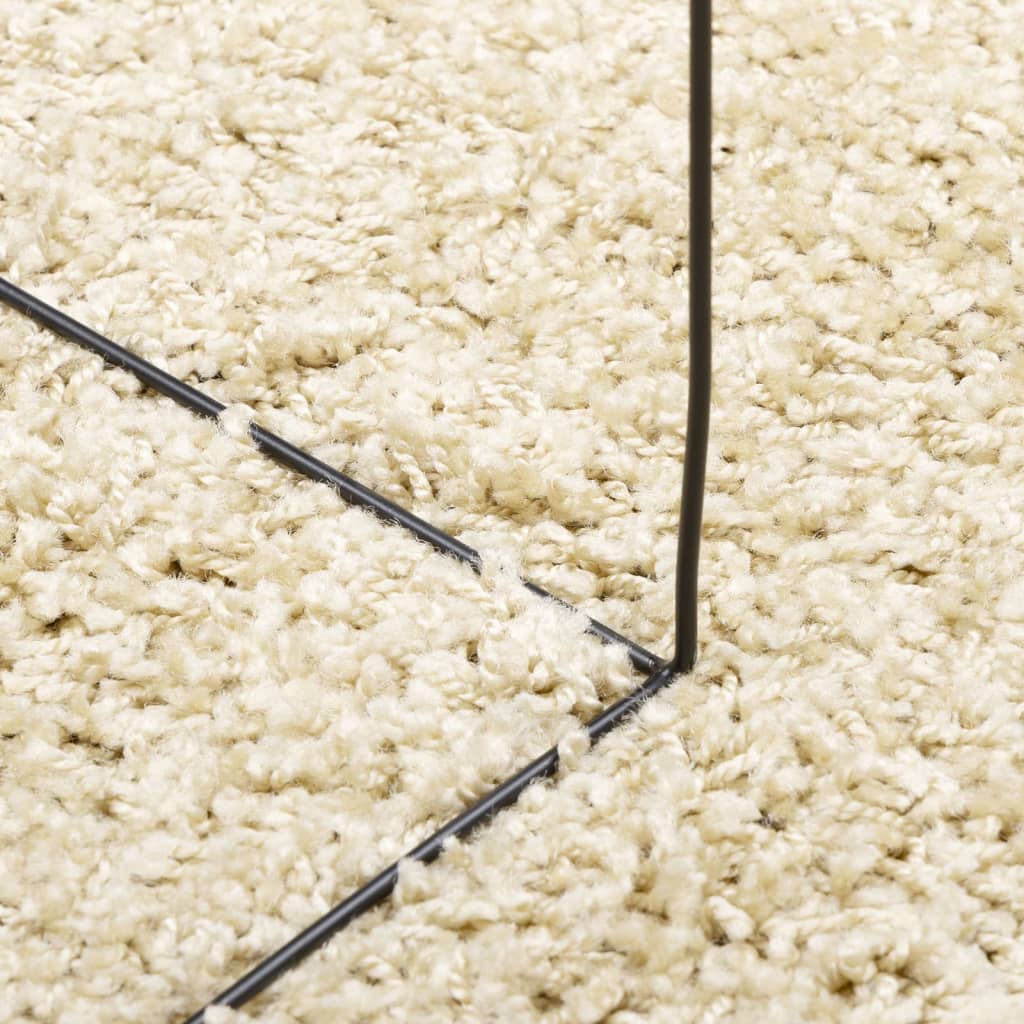 Teppich Shaggy Hochflor Modern Golden 200x280 cm