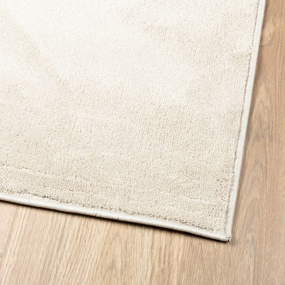 Teppich OVIEDO Kurzflor Beige 200x200 cm