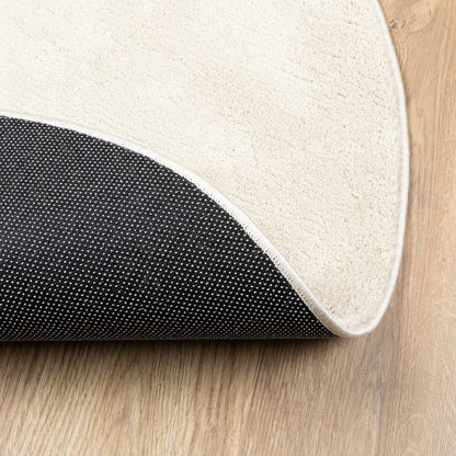 Teppich OVIEDO Kurzflor Beige Ø 200 cm