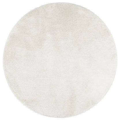 Teppich OVIEDO Kurzflor Creme Ø 100 cm