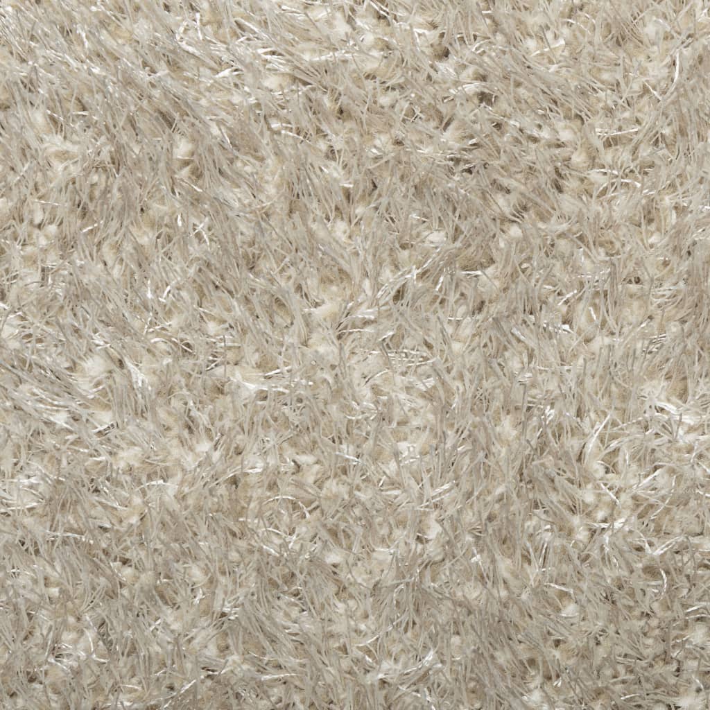 Tappeto ISTAN a pelo alto lucido beige 160x230 cm