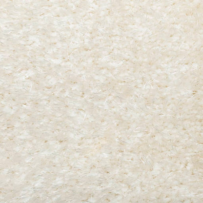 Teppich ISTAN Hochflor Glänzend Creme 160x230 cm