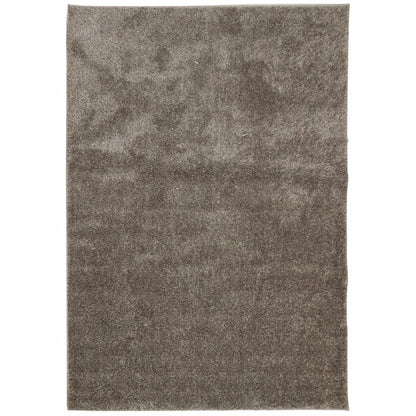 Tappeto ISTAN, pelo alto, grigio lucido, 120x170 cm