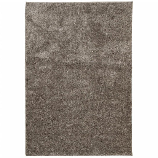 Tappeto ISTAN, pelo alto, grigio lucido, 120x170 cm