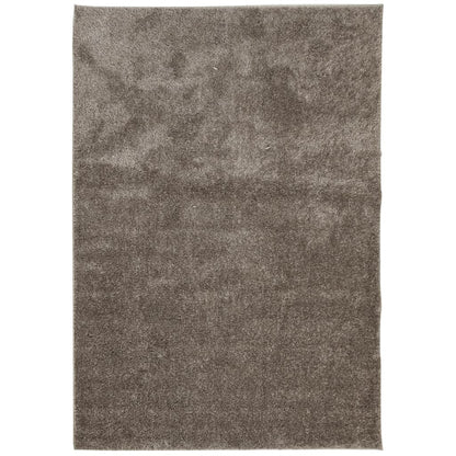 Tappeto ISTAN, pelo alto, grigio lucido, 160x230 cm