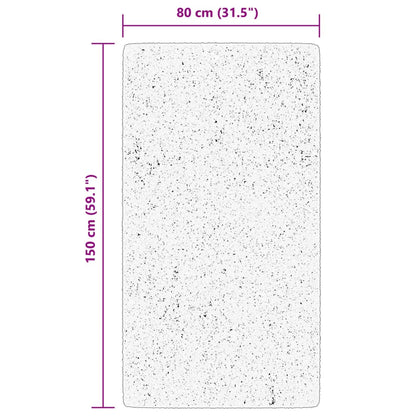 Teppich ARBIZU Indoor und Outdoor Vintage-Design 80x150cm