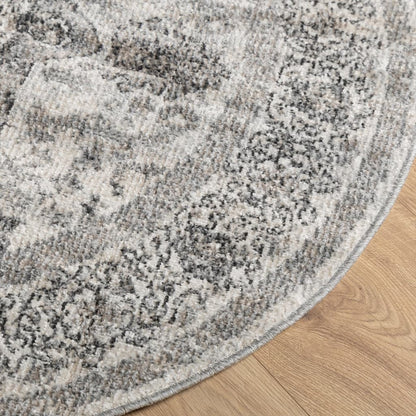 Teppich ARBIZU Indoor und Outdoor Vintage-Design Ø 120 cm