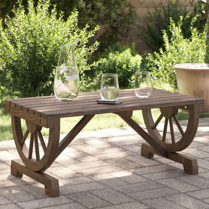 Garten-Couchtisch 90x50x40 cm Massivholz Tanne