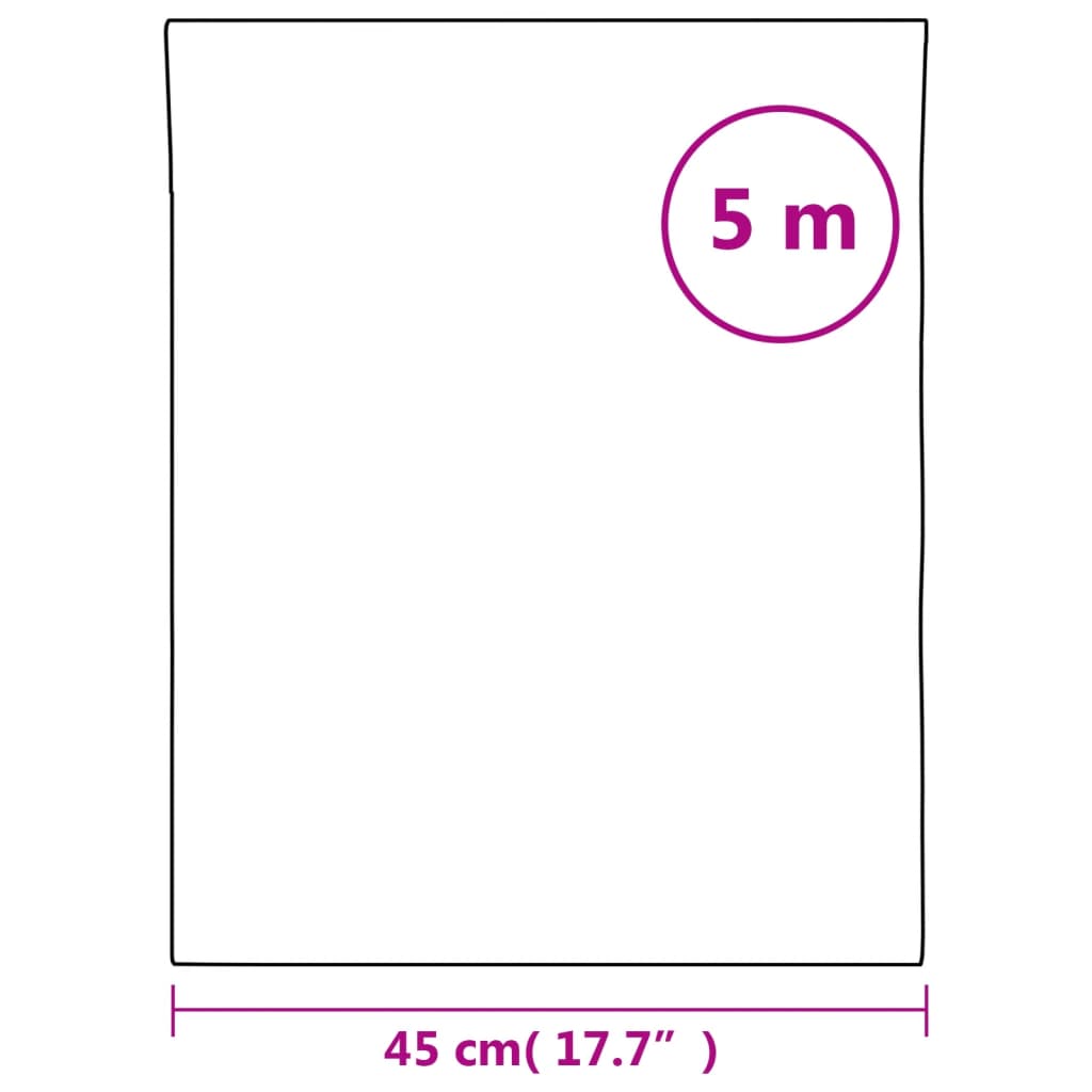 Fensterfolie Matt Transparent 45x500 cm PVC