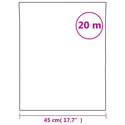 Fensterfolie Matt Transparent 45x2000 cm PVC