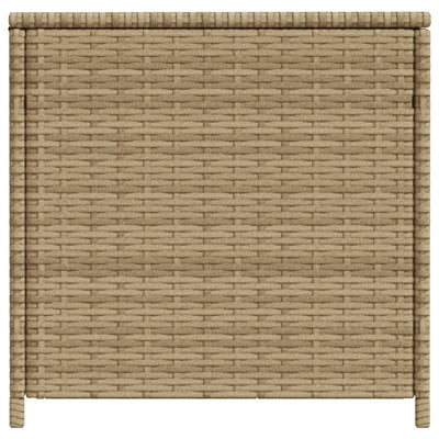 Gartentruhe Beige 469L Poly Rattan