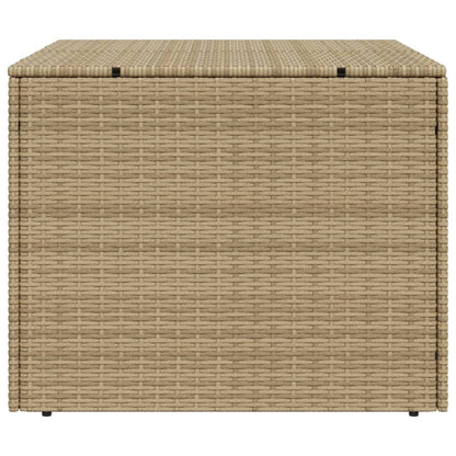 Gartentruhe Beige 291L Poly Rattan