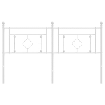 Kopfteil Metall Weiß 160 cm