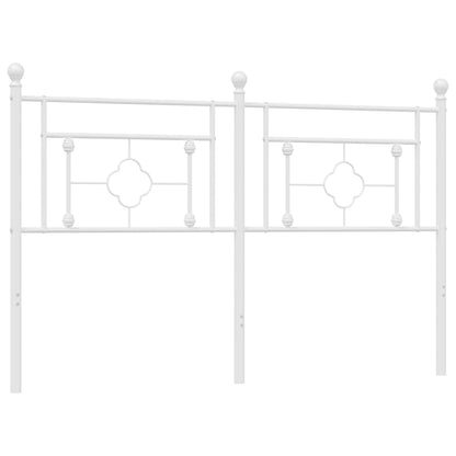 Kopfteil Metall Weiß 160 cm