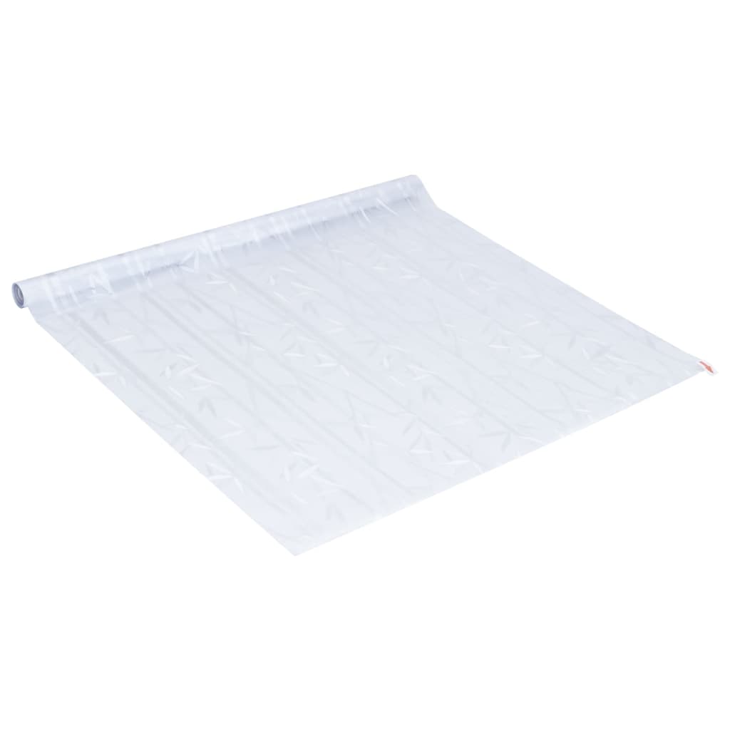 Fensterfolien 2 Stk. Matt Bambus-Muster PVC